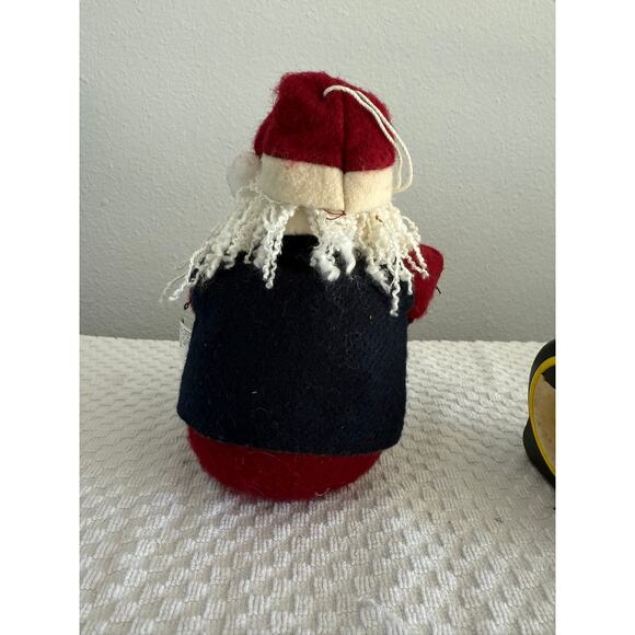 Vintage Plush Santa Ornament by Four Star International Trading Co. EUC - Picture 3 of 3